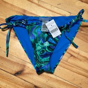 Onia Blue Green Bikini Bottom
